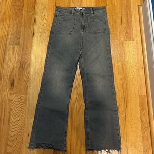 Women's Charcoal Straight Jeans